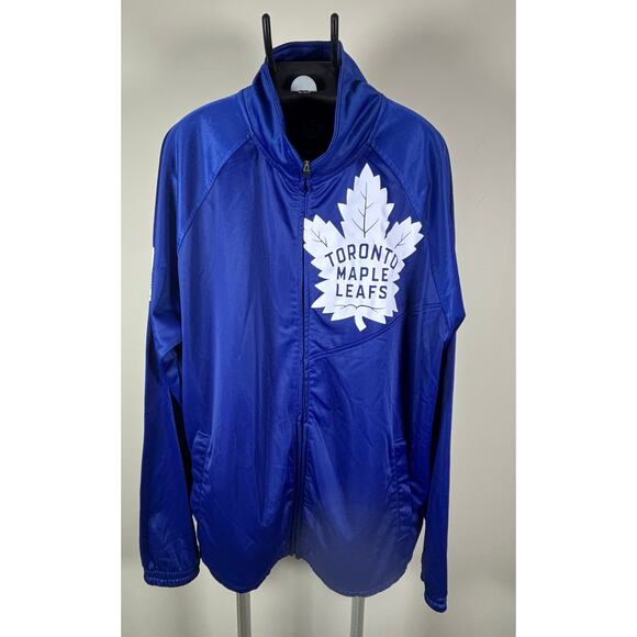 G-III Toronto Maple Leafs NHL Full Zip Royal Blue Track Jacket Men's Size XL - Picture 3 of 6
